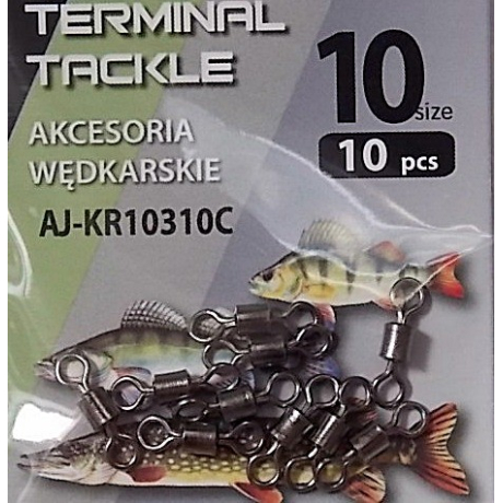 Pevnostní obratlík Jaxon vel. 10  (10 ks v balení)