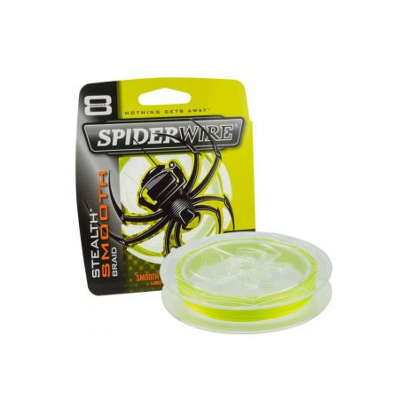 Přívlačová šňůra Spiderwire Stealth Smooth 8 Hi-Vis Yellow 0,17mm 150m