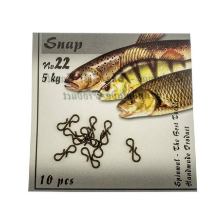 Spinwal rychlokarabinka č. 22  - 5kg (balení 10 kusů)