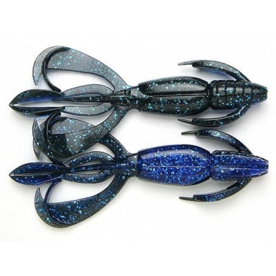 Keitech Crazy Flapper 2,8/71mm - 413 black blue (bal 8 ks)