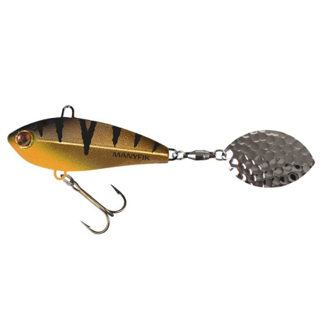 Manyfik Tail Spinner IWO OL 23 55mm Gold Perch