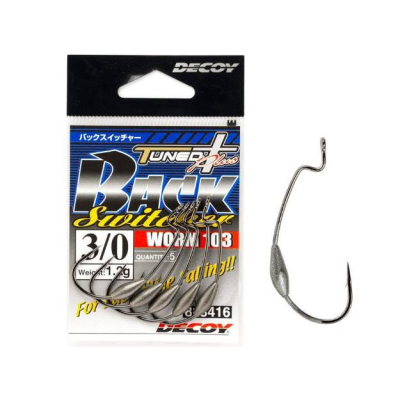 DECOY Worm 103 Back Switcher Hook 3/0 0,9g balení 5 kusů
