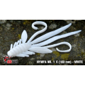 RedBass Nymfa Nr. 1 X - 100mm - White 5 ks