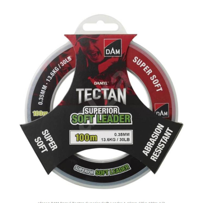 Vlasec DAM Tectan Superior soft leader 100m  - 0,60mm