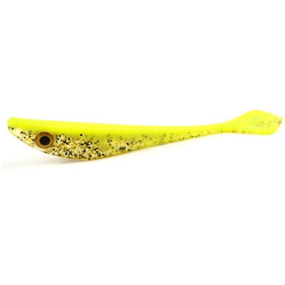 Smáček Shaker Baits Stora Verner Vertical 6" 14,5cm 12g yellow flake (balení 4ks)