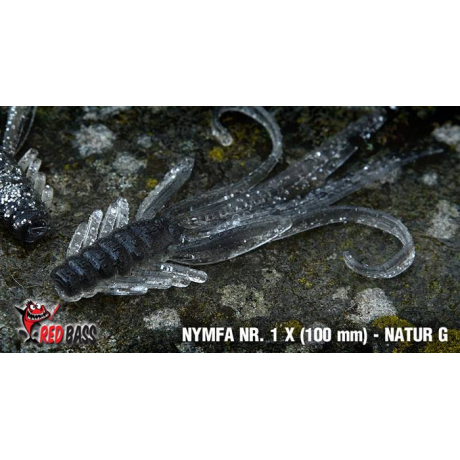 RedBass Nymfa Nr. 1 X - 100mm - NaturG 5 ks