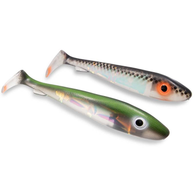 Svartzonker UV Series McRubber 21cm UV Black Back & UV Rügen Herring Flash (balení 2 ks)