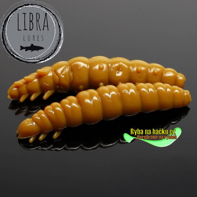Libra Lures Larva 45 barva 036 - coffee milk (balení 8 ks) příchuť sýr