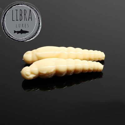 Aromatizovaná gumová nástraha na pstruhy Libra Lures Largo Slim 34 barva 005 - cheese (balení 12 ks) příchuť sýr