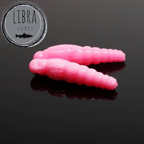 Aromatizované nástrahy Libra Lures Largo Slim 34 barva 017 - bubble gum (balení 12 ks) příchuť sýr
