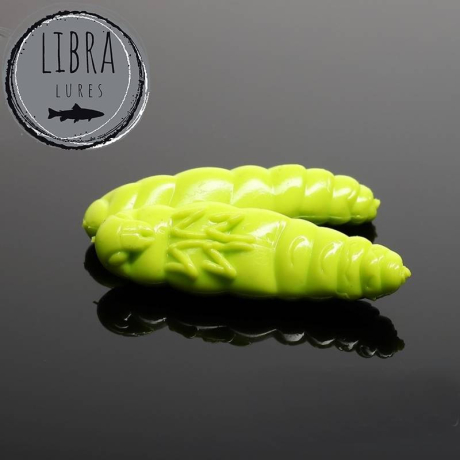 Gumová nástraha sýrák na pstruhy Libra Lures Largo 35 barva 027 - apple green (10 kusů) příchuť sýr