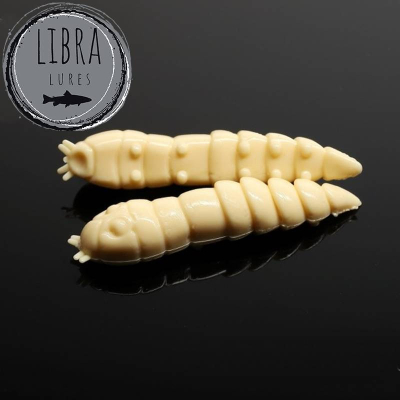 Gumová nástraha na pstruhy Libra Lures Kukolka 42 barva 005 cheese  (balení 15ks) aroma sýr