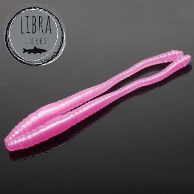 Libra Lures Dying Worm 70 barva 018 pink pearl ( balení 15 ks) příchuť sýr