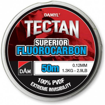 Fluorocarbo na přívlač DAMYL TECTAN SUPERIOR FLUOROCARBON 50m 0,35mm