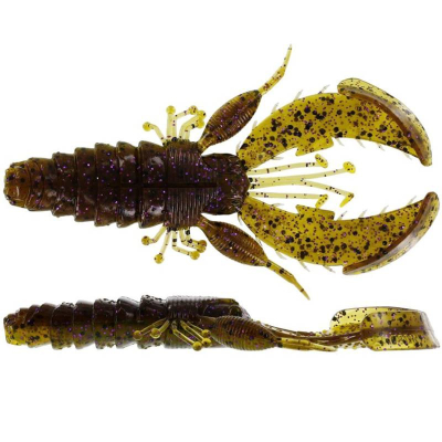 Westin rak CreCraw Creaturebait 10cm 12g barva Green Pumpkin Purple (balení 4 kusy)