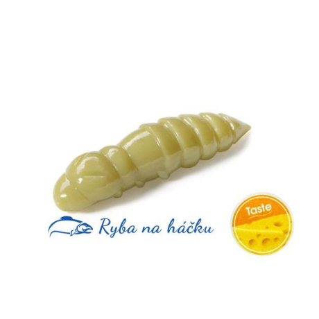 FishUp Pupa 1.2/32mm barva Light Olive (10 kusů) příchuť sýr
