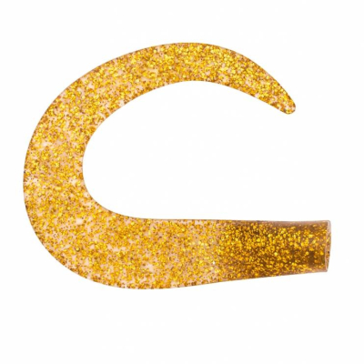Náhradní ocásek Svartzonker McTail Glide Tail C2 Gold Glitter (3 kusy v balení)