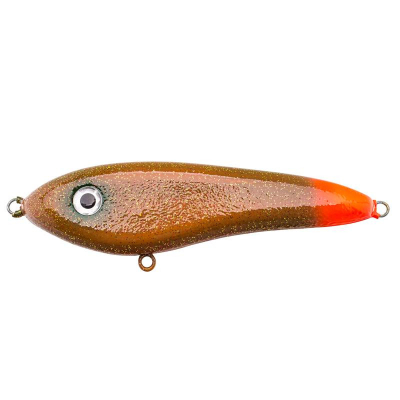 Jerkbait na štiky Svartzonker Ticsaren 11cm 37g slow sinking barva C18 Motoroil Hot Tail