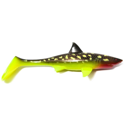 Gumové nástrahy ze Švédska Shark Shad 20 cm 70g Hot pike
