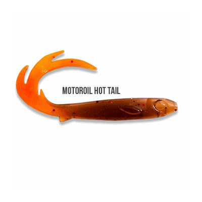 EJ Lures Baby Dragon 11 cm, 3,7gr Motoroil Hot Tail