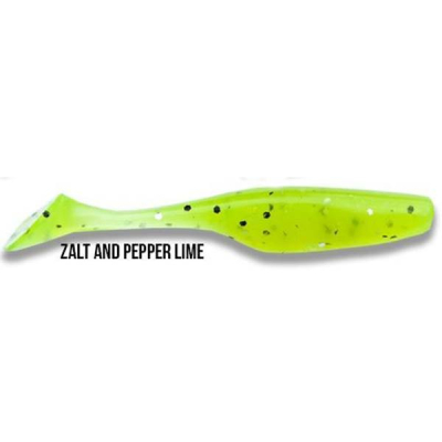 Ripper M-WAR Monkey Shad 9cm 6g Zalt & Pepper Lime (balení 12ks)