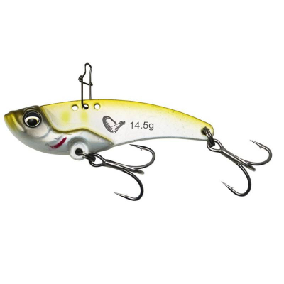 Cikáda Savage Gear VIB BLADE 4.5CM 8.5G SINKING Green Silver Ayu