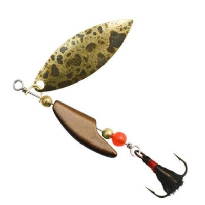 Rotační třpytka Manyfik MOBBY Z Pstruh 3 7,5g - VG01 černá/zlatá