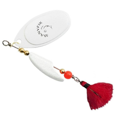 Rotační třpytka Manyfik MOBBY F vel. 2 3,5g zlatá/zlatá