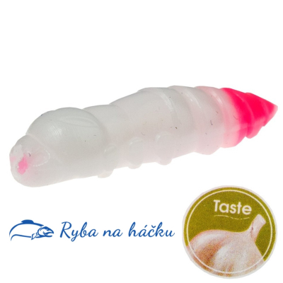 FishUp Pupa 1.5/38mm Garlic Trout Series barva White/Bubble Gum (8 kusů) příchuť česnek