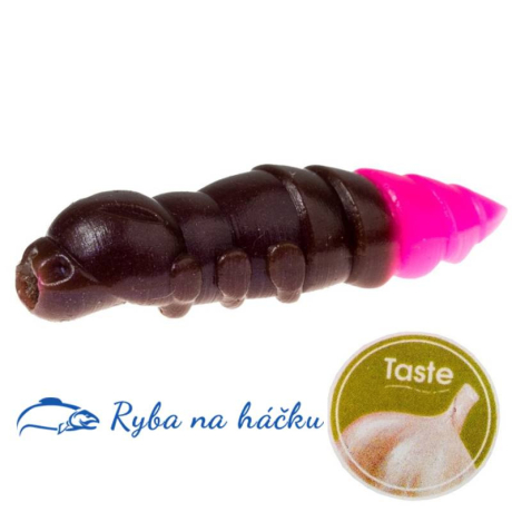 FishUp Pupa 1.5/38mm Garlic Trout Series barva Earthworm/Hot Pink (8 kusů) příchuť česnek