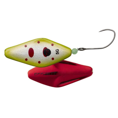 Effzett Pro Trout Inline Spoons Sinking 3.1cm 3.8g - Chartreuse Smolt UV