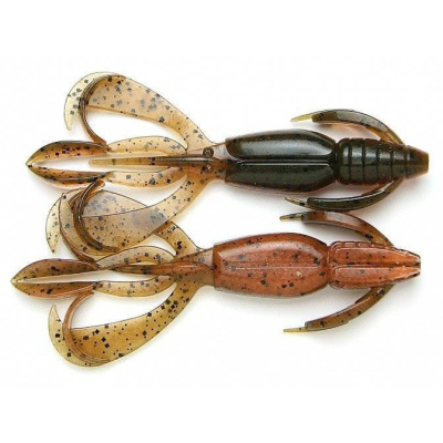 Keitech Crazy Flapper 91mm - 438 Green Pumpkin fire