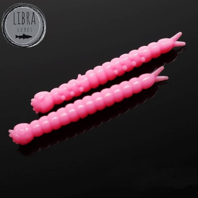 Libra Lures Slight Worm 38 barva 017 Bubble Gum (balení 15ks) příchuť sýr