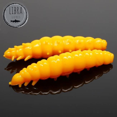 Libra Lures Larva 45 barva 008 Dark Yellow (balení 8 ks) příchuť sýr