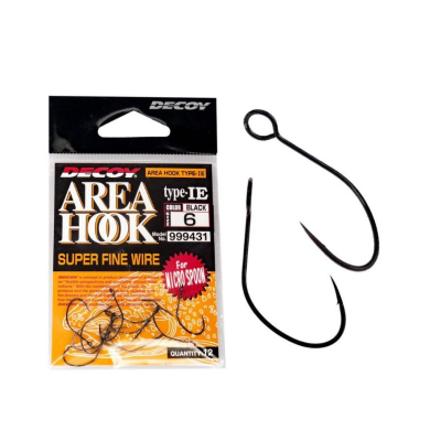 Háčky k plandavkám Decoy Area Hook Type 1E AH-1E vel.  6 (12ks)