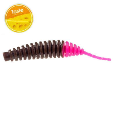 FishUp Tanta Cheese Trout Series 2.5/61mm Earthworm/Hot Pink (8 kusů) příchuť sýr