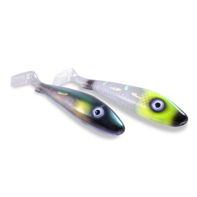 Svartzonker Flash Series Big McRubber 25 cm Lemon Head & Green Sunshine (balení 2 ks)