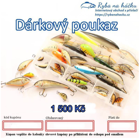 Dárkový poukaz v hodnotě 1 500,- Kč