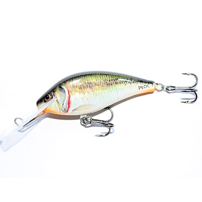 Plovoucí wobler na štiku Bonito Ploc 7cm barva B05