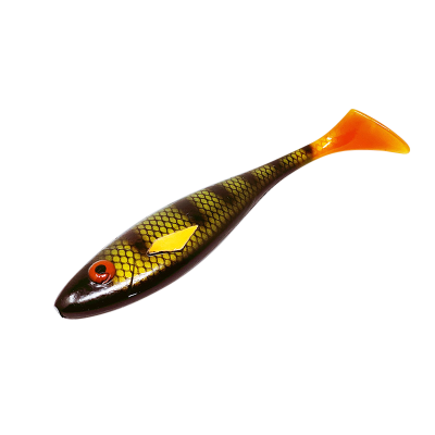 Big Bait štiková nástraha GATOR GUM 22cm Black Perch