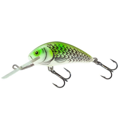 Wobler Salmo Hornet 6 OLIVE HOT SPOT plovoucí