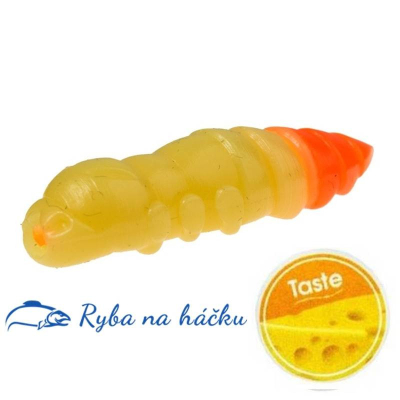 FishUp Pupa 1.5/38mm barva Cheese/Hot Orange (8 kusů) příchuť sýr