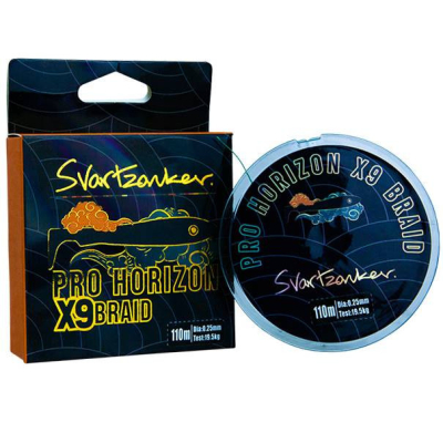 Svartzonker Pro Horizon X9 Braid 110m 0,17mm 11,1 kg tmavě zelená