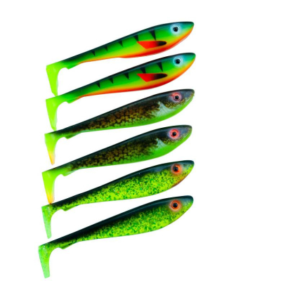 Svartzonker McRubber Shad 9 cm 6 pack Color