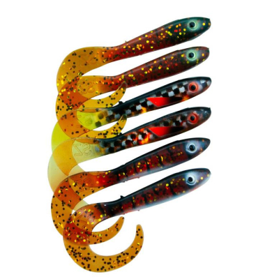 Svartzonker McRubber Tail 11cm Mix Motoroil