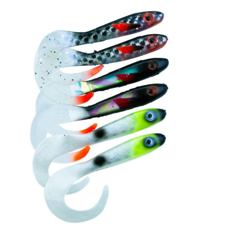 Svartzonker McRubber Tail 11cm Mix Overcast