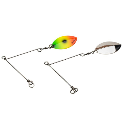 Svartzonker Spinner Rig Large 2-pack Silver - Fire Tiger