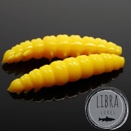 Libra Lures Larva 45 barva 007 Yellow (balení 8 ks) příchuť sýr
