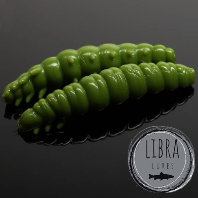 Libra Lures Larva 30 barva 031 olive (balení 15 ks) příchuť krill