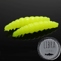 Libra Lures Larva 35 barva 006 Hot Yellow (balení 12ks) příchuť sýr